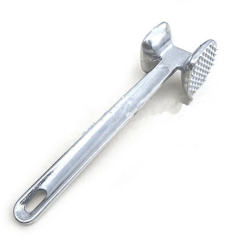 

Meat Tenderizer Hammer, Stainless Steel Steak Metal Mallet Kitchen Tool Heavy Duty Durable Double-Sided Meat Tenderizer