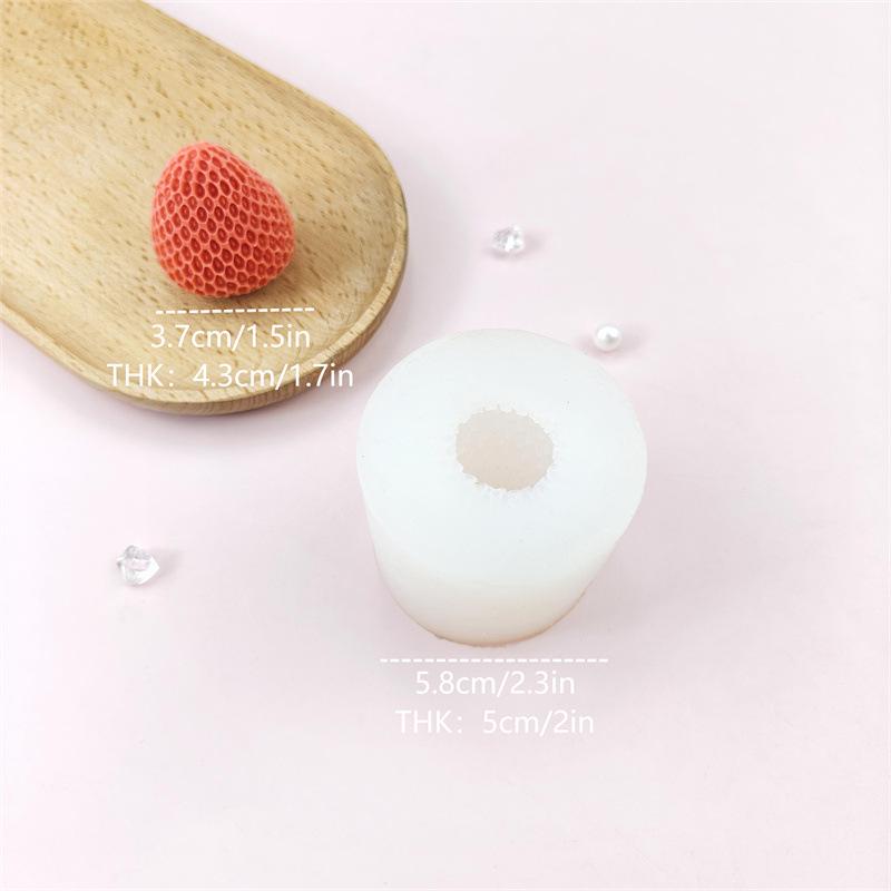 Strawberry Silicone Mold for Cake Decorating & DIY Epoxy Resin.