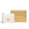New MICHAEL KORS Artificial Leather Envelope Bag, Crossbody Bag Medium Women's White 35S2GNRL2U-085