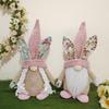 Easter Bunny & Rudolph Gnome Decor – Faceless Doll Ornaments for Festive Celebrations