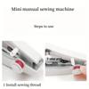 Manual Sewing Machine Portable Mini Cordless Stitch Machines Useful For DIY Household Clothes Leather Handheld Tools Accessories
