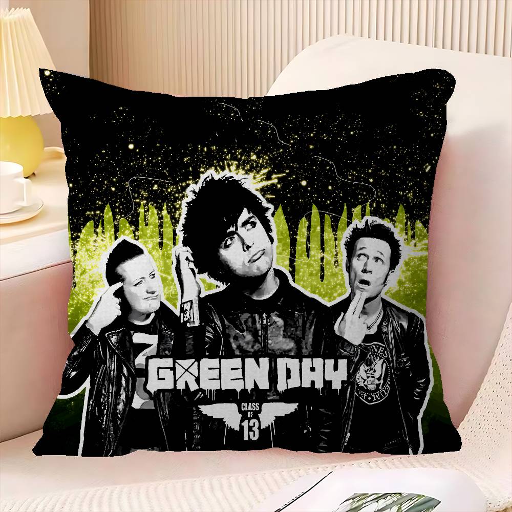 Classic Punk Rock Band GGreen DDay Lucky Dragon pillow cover sofa cushion cover home room decoration children gift