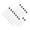 TZW 10PCS NTC Thermistor Thermal Resistor MF52 NTC-MF52AT 1K 2K 3K 4.7K 5K 6.8K 10K 15K 20K 30K 50K 100K B4250 1%