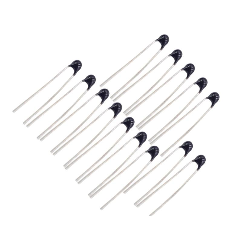 TZW 10PCS NTC Thermistor Thermal Resistor MF52 NTC-MF52AT 1K 2K 3K 4.7K 5K 6.8K 10K 15K 20K 30K 50K 100K B4250 1%
