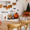 Pumpkin Ghost Halloween Candle Living Room Entrance Home Decor Stickers Wall