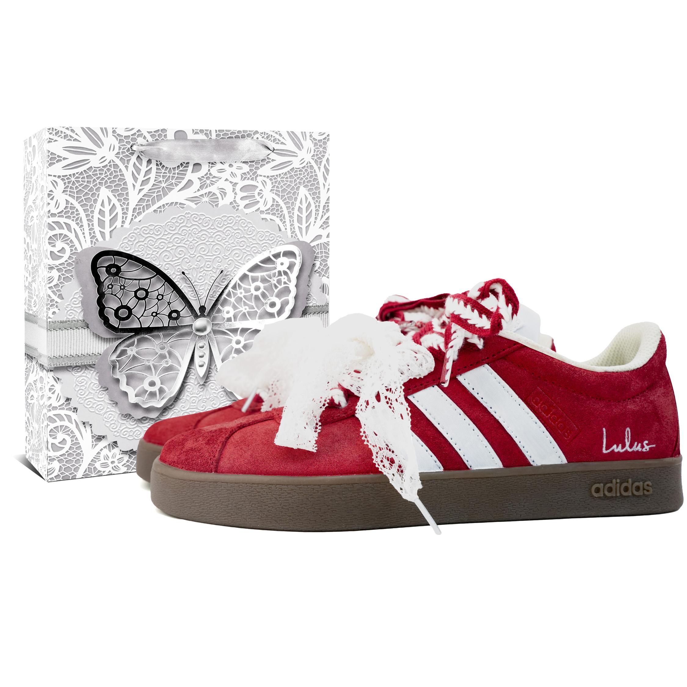 Adidas Low top German Army Trainers Women s Ancora Red HQ1802(Team973-S-BOX) 38⅔