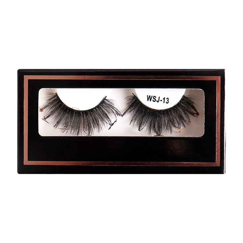 Halloween False Eyelashes A Pair Of High Imitation Mink Hair Decorative Stickers Thick Eyelashes