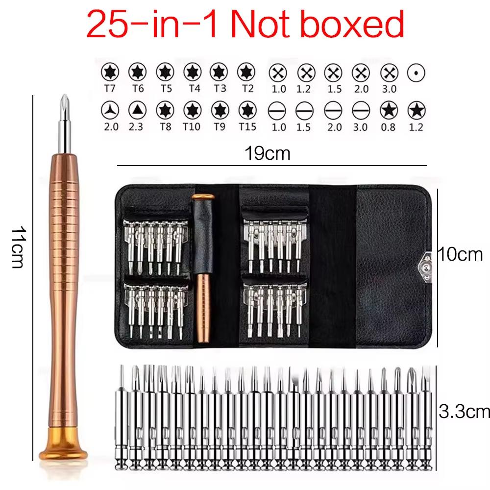 

Multifunctional Precision Screwdriver Set Car Tool Kit 152/25 in 1 Professional Auto Repair Kit T5 T6 Torx For Home Phone 25