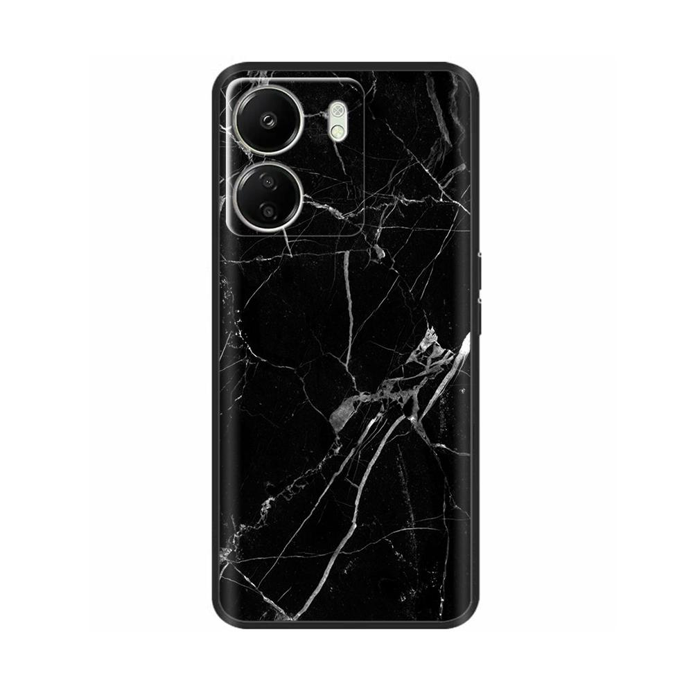 Case For Poco C65 Case 6.74" Black Soft Silicone Cover For POCO C65 C 65 PocoC65 Coque For Xiaomi Poco C65 Phone Cases Fundas