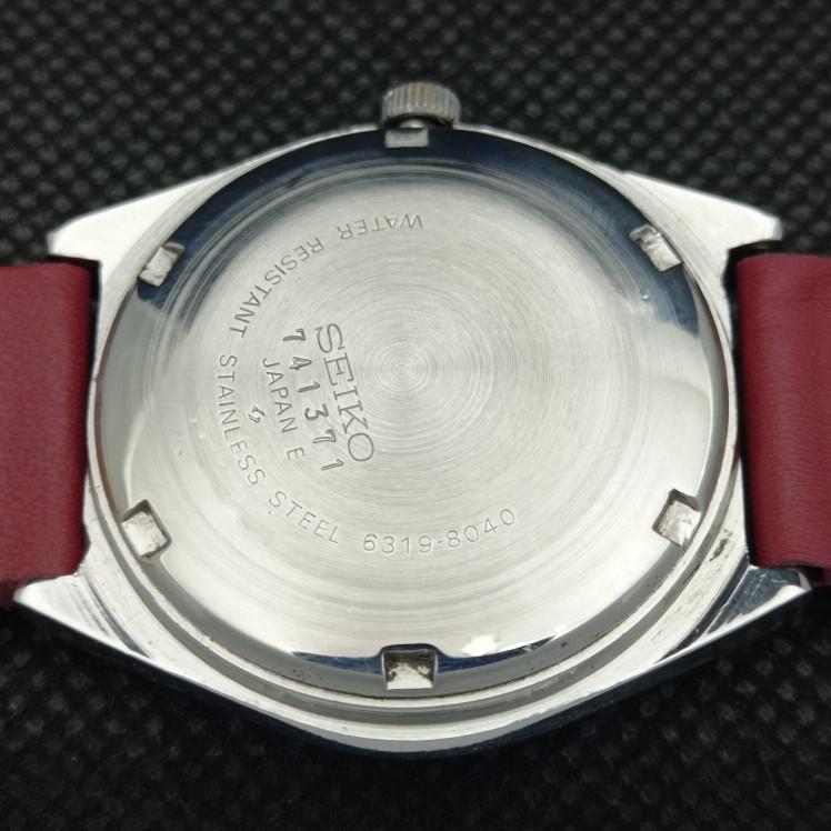 USED VINTAGE SEIKO 5 AUTOMATIC 6309A JAPAN MENS D/D RED WATCH 621b-a413509-2 SKU621b-a413509
