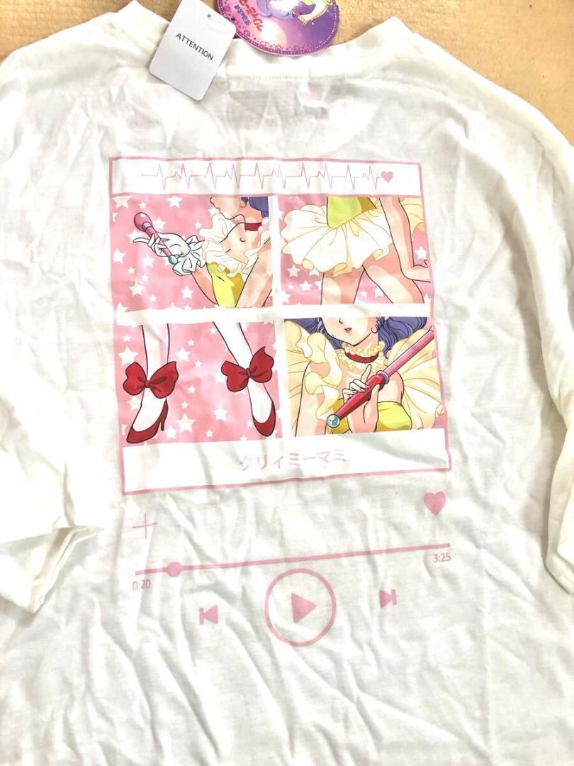 

[USED] Magical Angel Creamy Mami 4-frame style short-sleeved T-shirt White L size Morisawa Yu
