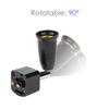 Verstellbarer Lampensockel-Konverter E27 85-240V 90 Grad drehbar LED Kupfer Glühbirnen Fassung Sockeladapter Beleuchtungszubehör