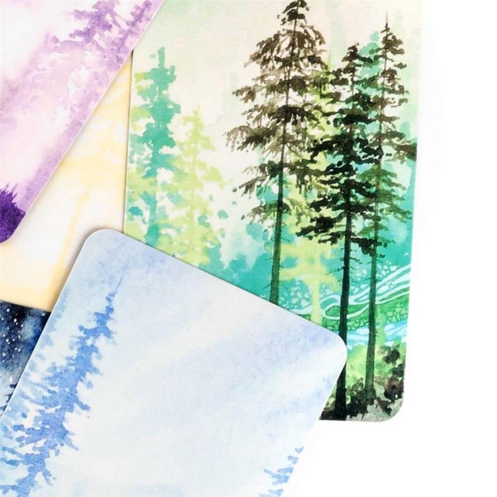 9*6cm The Crystal Forsets Oracle Deck Card Game 42 Pcs Mindfulness Prompts