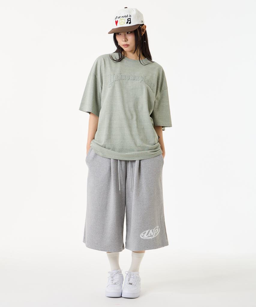 UNKNOWN PLANET Archive Washed Emblem Tea Olive