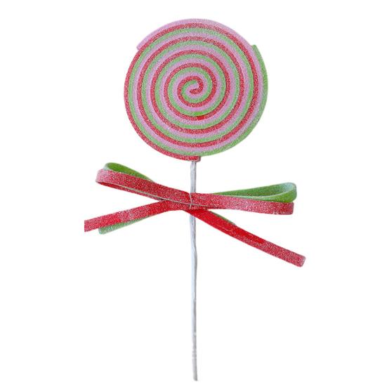 Imitation Large Lollipop Prop Ornament Fake Candy Decor Christmas Tree Garland Desktop Holiday Home Decor