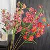 Flame Lily Artificial Flame Lily Floral Arrangement DIY Flower Simulation Flowers Realistic Plastic Wedding Bouquet