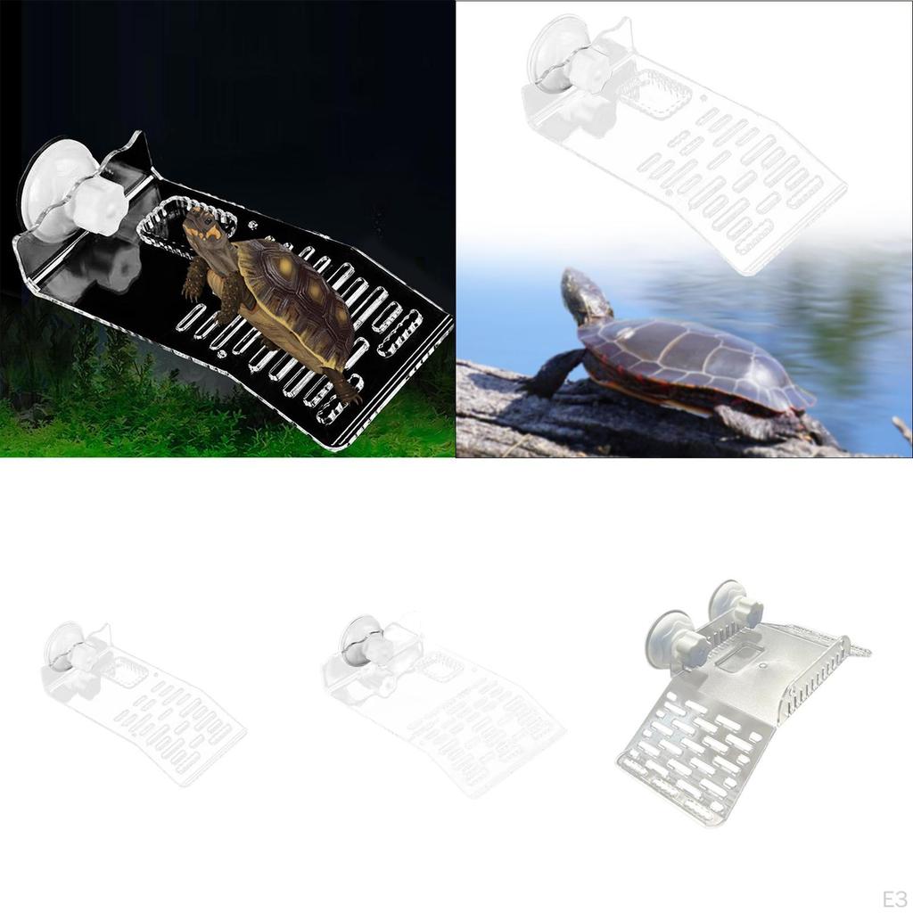 Turtle Basking Platform Acrylic Ornament Accessories Multi Purpose Reptile Resting Terrace