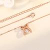 Bow Smart Necklace Women'S Beating Heart Fashion Niche Design Clavicle Chain Accessories Ins Style Premium Durable