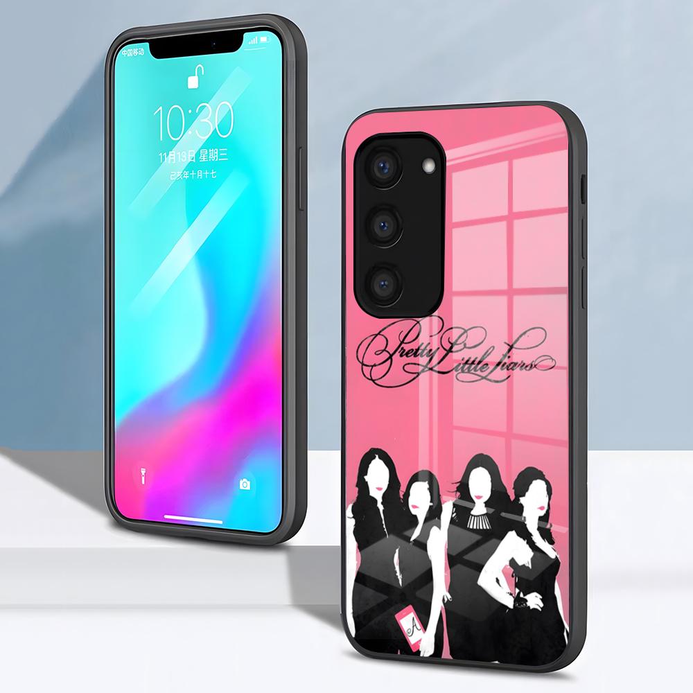 Pretty Little Liars Phone Case For Samsung S26 S25 S24 FE S23 S22 S21 Plus S20 Ultra Note20Ultra Black Glass Cover