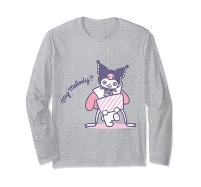 Camiseta e manga comprida My Melody Kuromi Hide and Seek