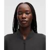 Lululemon Brushed Softstreme Oversized Bomber Jacket Black