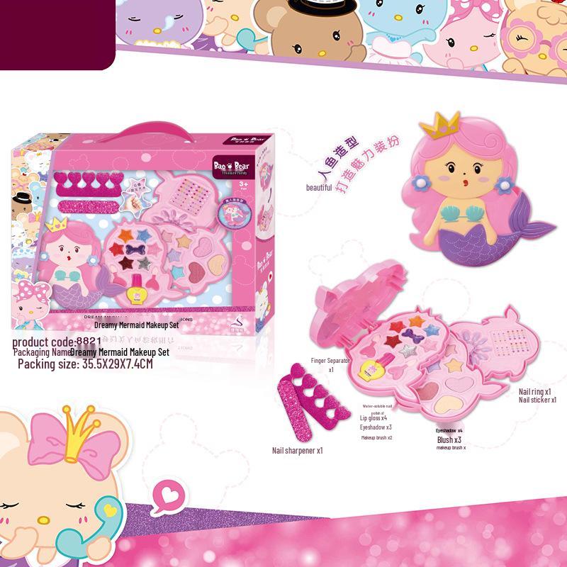 Kids' Princess Makeup Suitcase - Girls' Performance & Birthday Gift