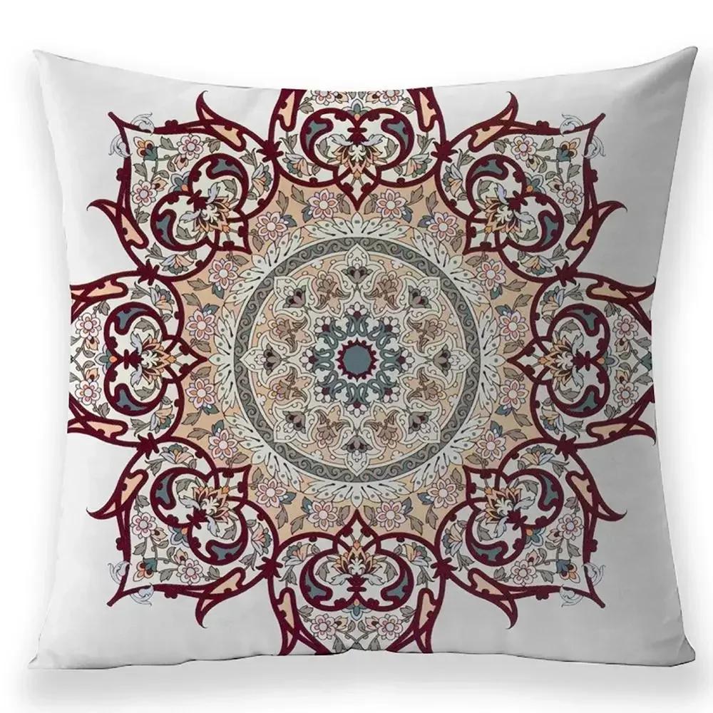 Bohemian Style Mandala Pillow Case Living Room Bedroom Seat Sofa Cushion Cover Home Decorating Linen Pillowcases 45*45 Cm