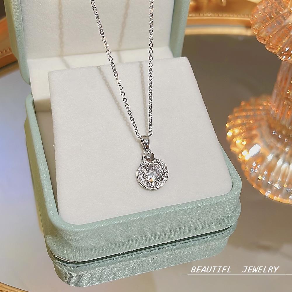Korea's Best-Selling Clavicle Pendant Necklace - Super Fairy Titanium Steel Jewelry for Women