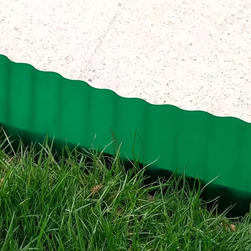 1pc Corrugated Plastic Garden Edge Wave-Shaped Lawn Fence For Protect Crops Form Damage And Inluny Gardening Accessories