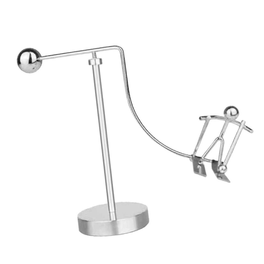 Skier Metal Balance Toy Home Office Decor Desktop Gadget Ornaments Crafts