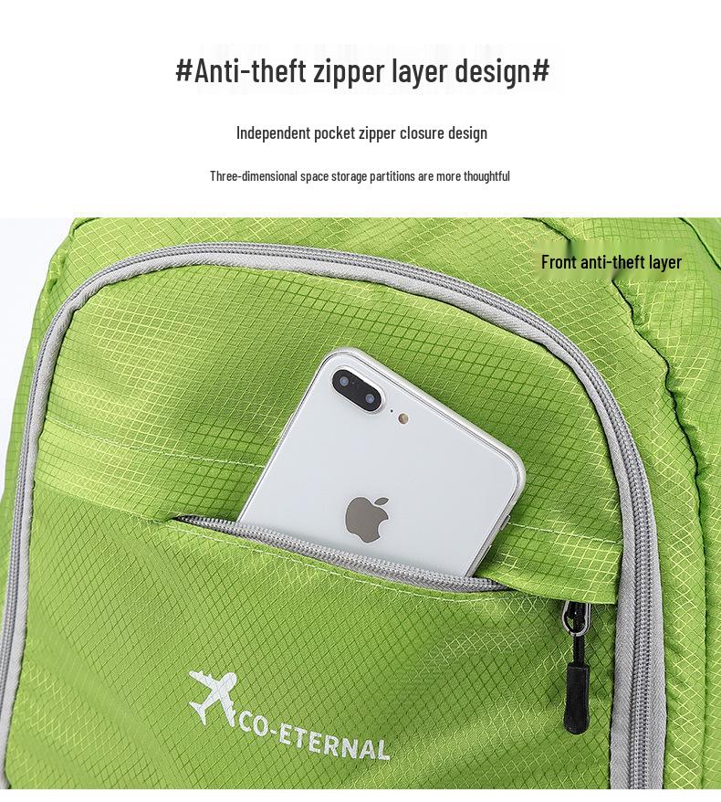 Ultralight Waterproof Foldable Backpack - Travel & Hiking Shoulder Bag for Men & Women