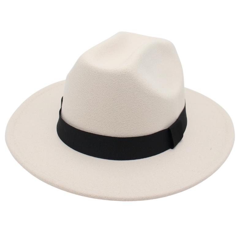 Shanghai Zylinder Internet-Berühmtheit Jazzhut Herren- und Damenstudio Filzhut Französischer Wollhut Retro