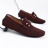 Stylish Style Man Casual Shoes Comfortable Mens Loafers Men Suede Leather Shoes Handmade Moccasins Comfy Business Shoes
