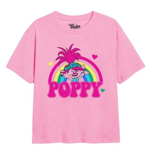 

Trolls Girls Poppy Rainbow T-Shirt