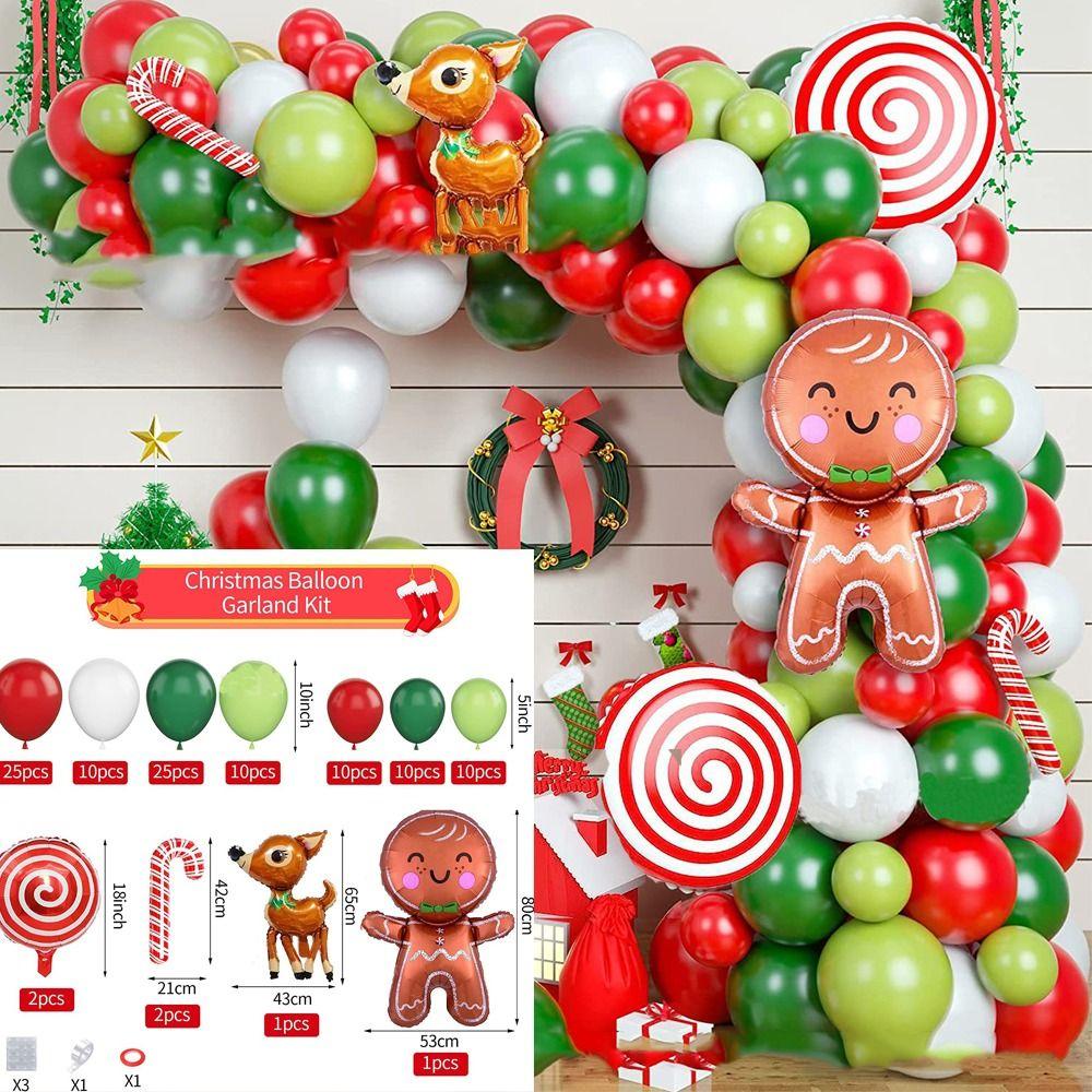 Gifts Arch Kit Christmas Balloon Party Props DIY Inflatable Balloon Kids Favors New Year Ornament Home Decoration