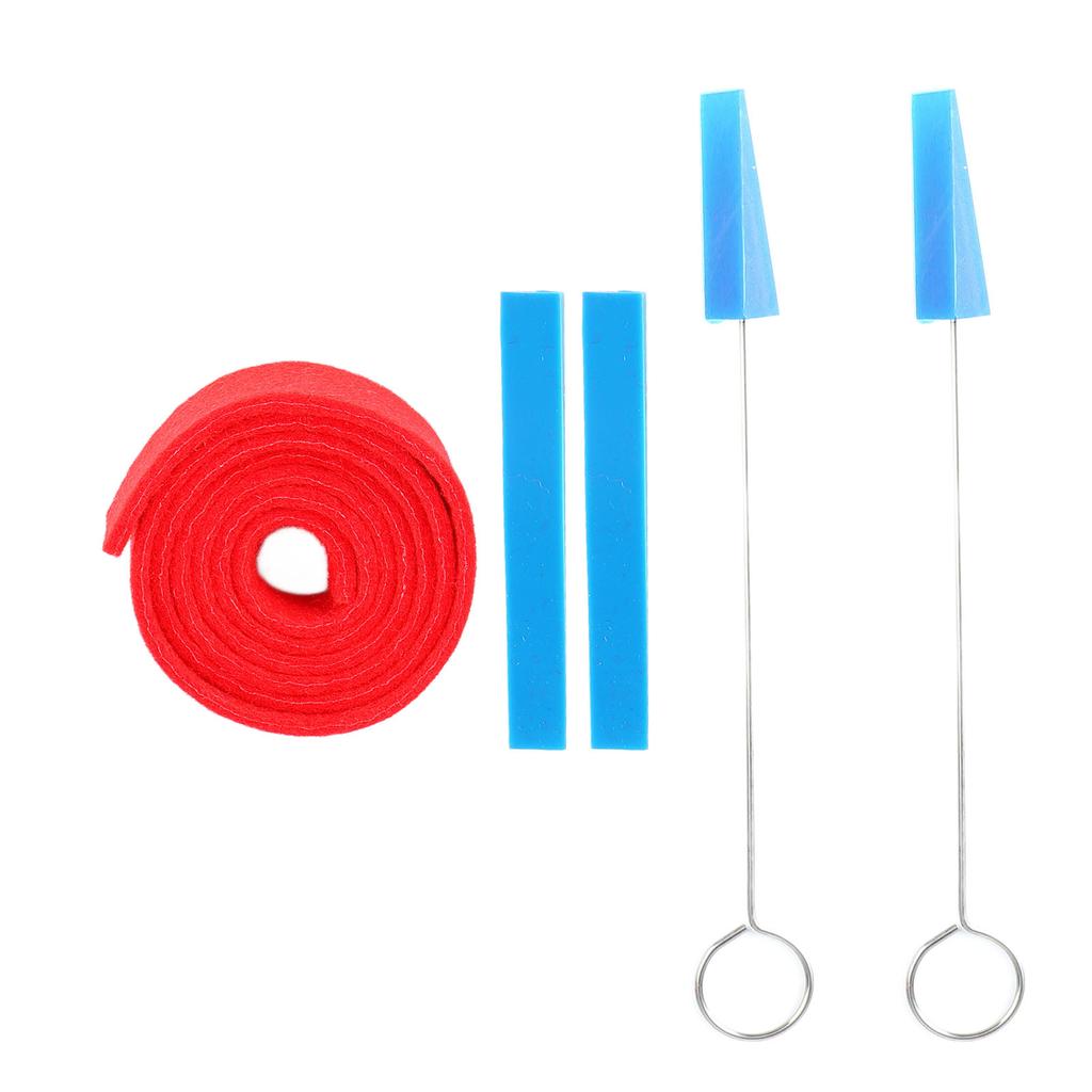 Piano Tuning Tool Kit Wool Felt Temperament Strip Triangular Rubber Mute Blocks Piano Accessories