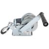 Manual Winch SelfLocking Hand Crank Lifting Sling Tool with Hook Accessories 800 Pounds