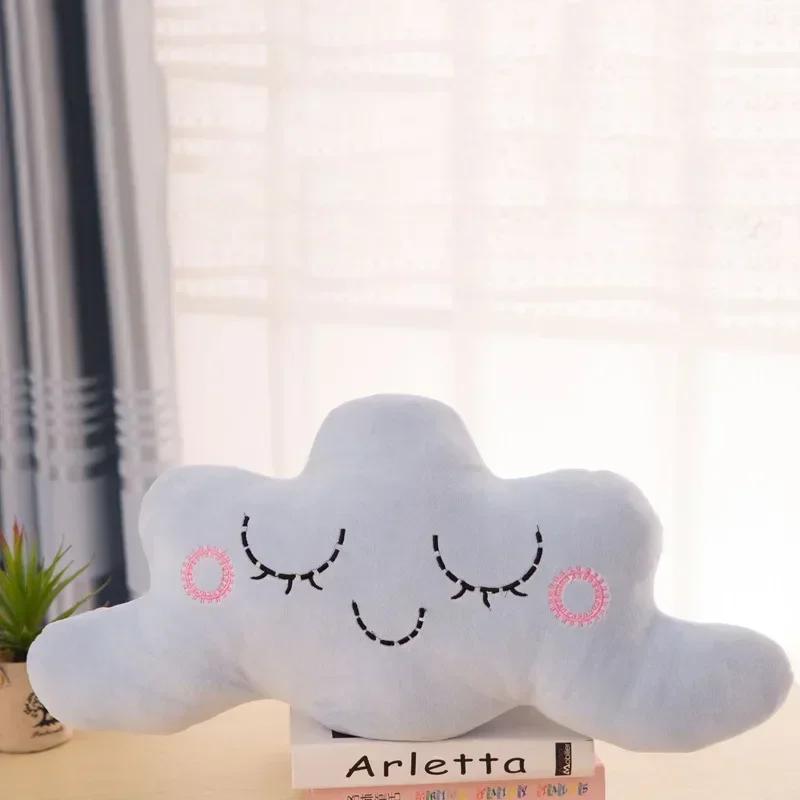 40cm Sweet Smile Wool Moon Star Cloud Plush Toy Doll Soft Sofa Car Bed Sleep Pillow Cushion Room Decor Ornament Girl Baby Gift