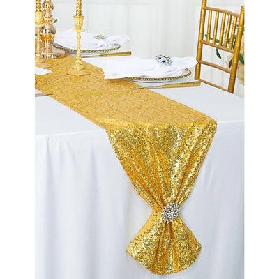 1 Stück 180*30cm Pailletten Tischläufer, Schulanfang Valentinstag