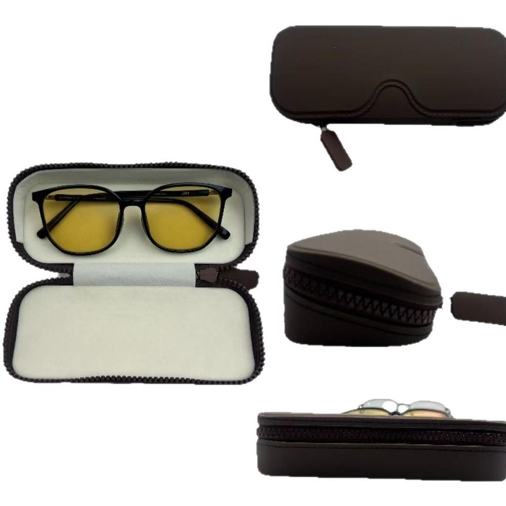 Wasserdichtes Brillenetui Staubdichte Sonnenbrillenabdeckung Mode Silikon Brillen Aufbewahrungstasche Weiblich