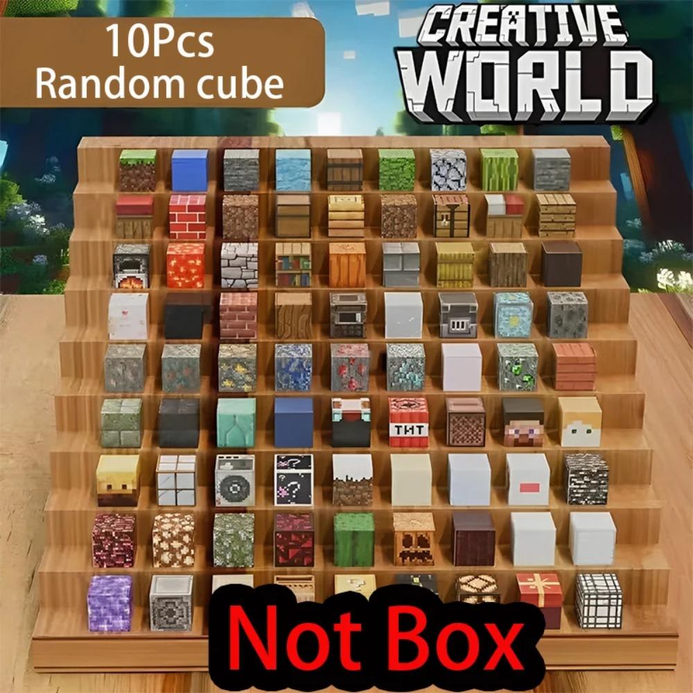 Magnetic Building Blocks Mine World Cube Magnet World Set for Kid Age DIY Model Children Stem Best Montessori Sensory Toy