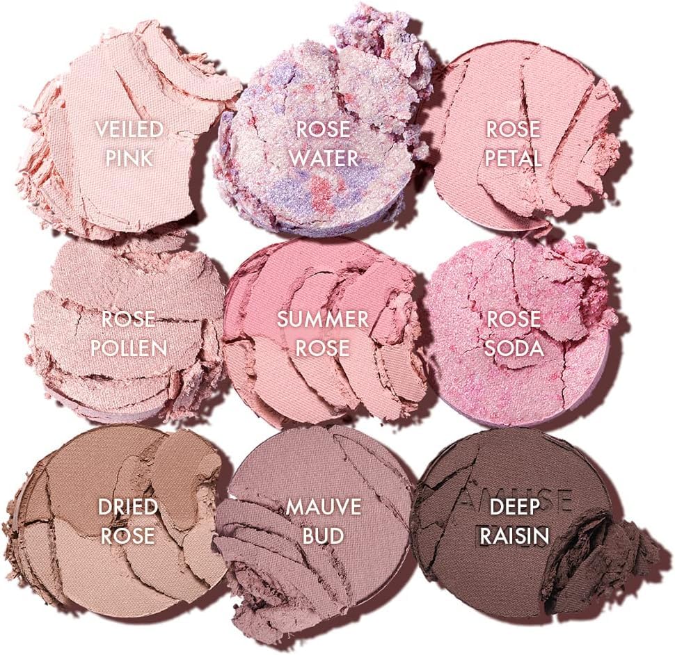 Color Amuse Eyeshadow Palette Cool [AMUSE Official] [Eye Palette] (02 Rose)