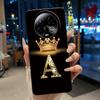 Black Case For BLU Bold K50 Soft Silicone Shockproof Protective Casing For BLU Bold K50 New Luxurious Crown Letter Back Cover