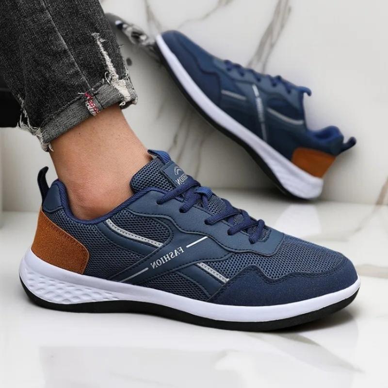 Fashion Casual Sneakers Black Walking Shoes 2025 Brand Fashion Running Shoes Summer Men's Shoes Denim Set Chaussures Haute Qualify É