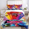 Trolls World Tour Print 3Pcs Bedding Setduvet Cover With 2 Bedropillowcase Home Birthday Gift