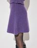 MOUS * Y Rich Family Qianjin Sensation Pure Short Plush Pure Wool Knitted Skirt for Women