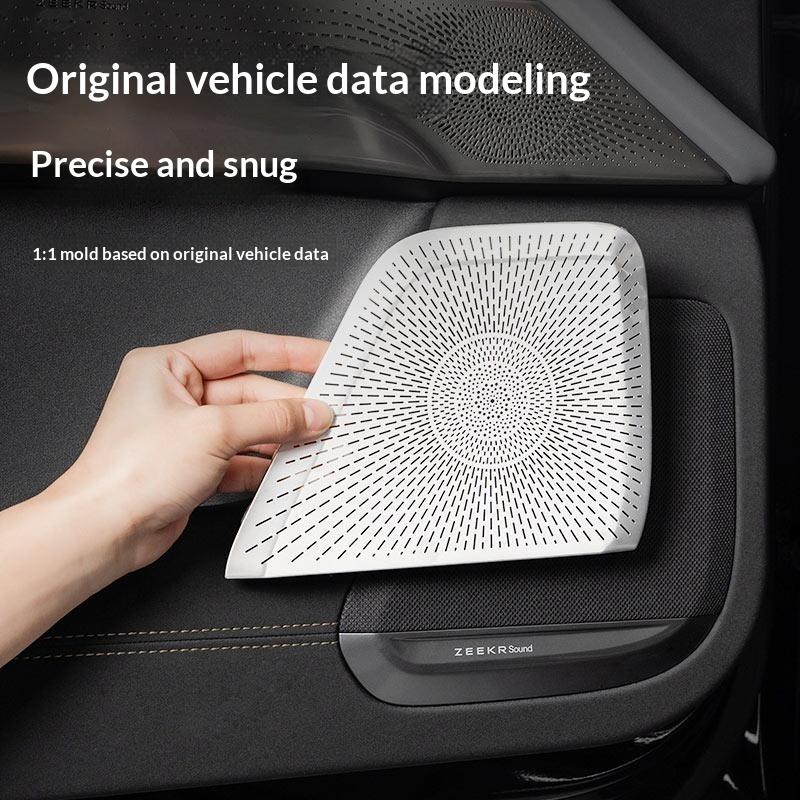 For Geely ZEEKR 7X Universal Vehicle Car Door Bass Audio Sound Trim Protective Interior Speaker Cover