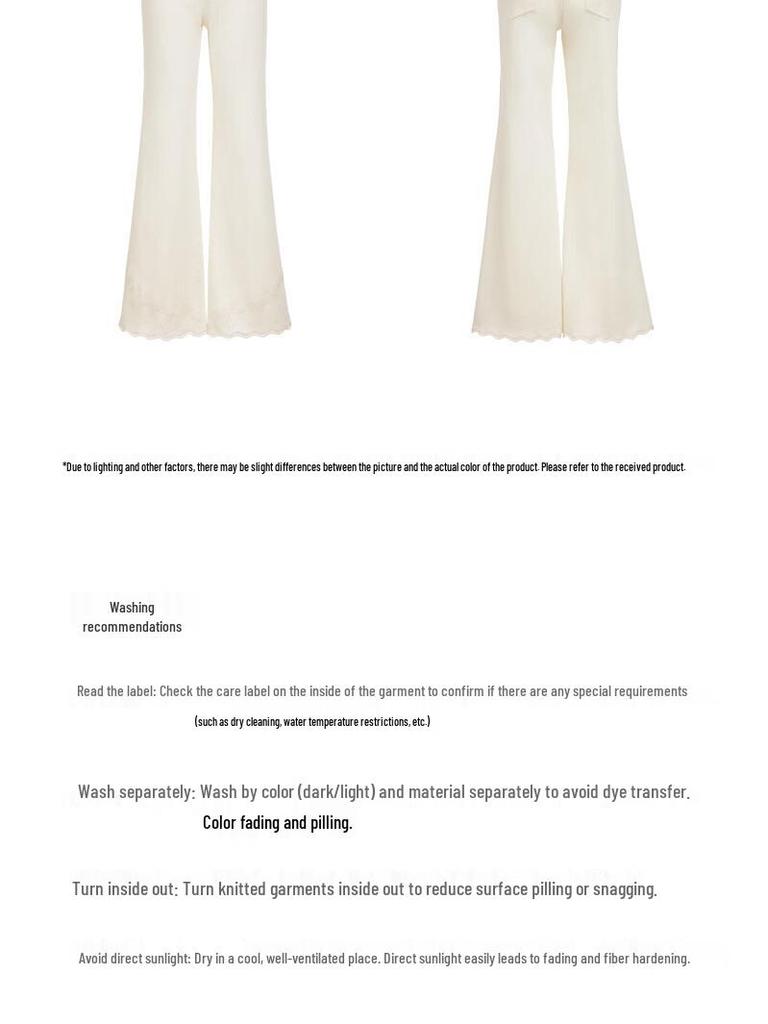 VEROMODA Women's Embroidered Flared Cropped Jeans