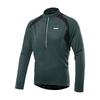 Men Women Quick Dry Cycling Jersey Long Sleeve Mountain Bike Top Breathable Half Zip Sportswear