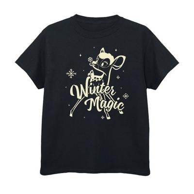 Girls Winter Magic Cotton T-Shirt